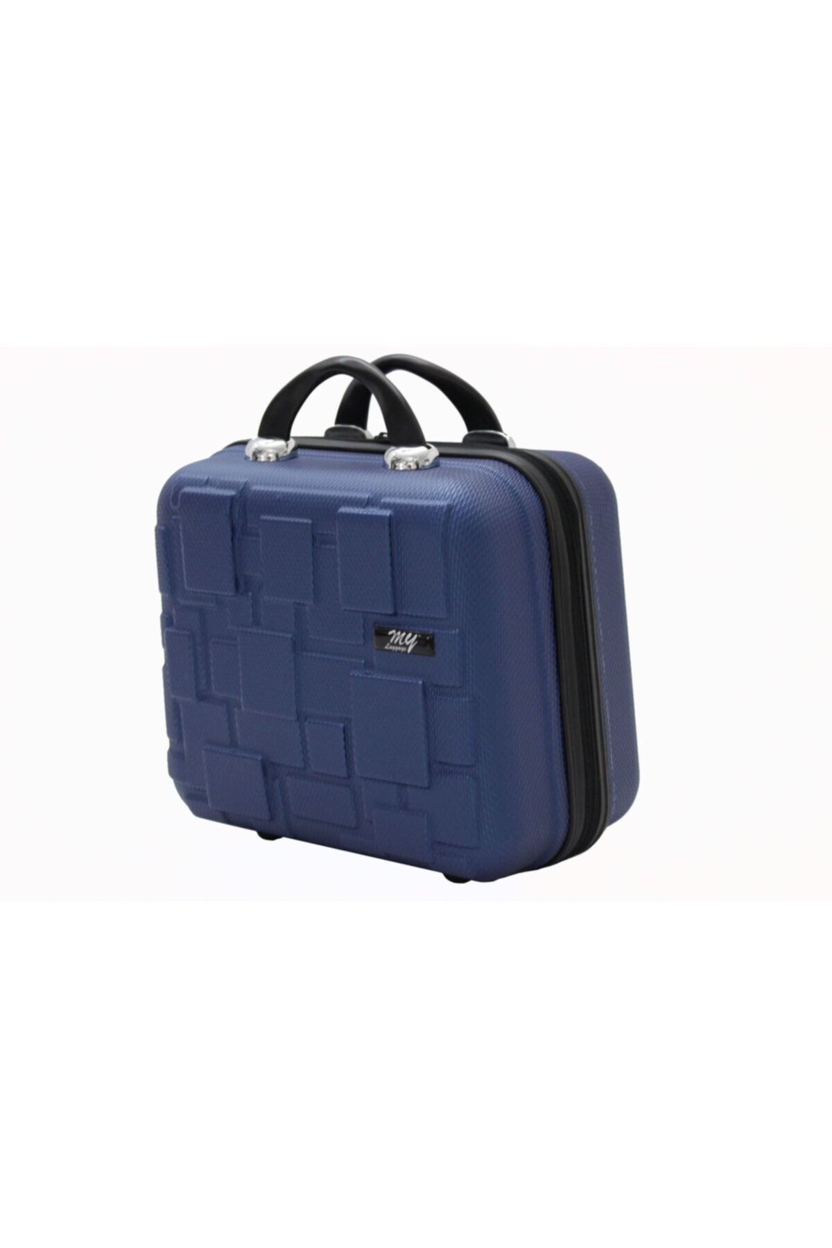 MY SARACİYE My Luggage 50136 Çivit Mavi Bakalit Seyahat Makyaj Çantası