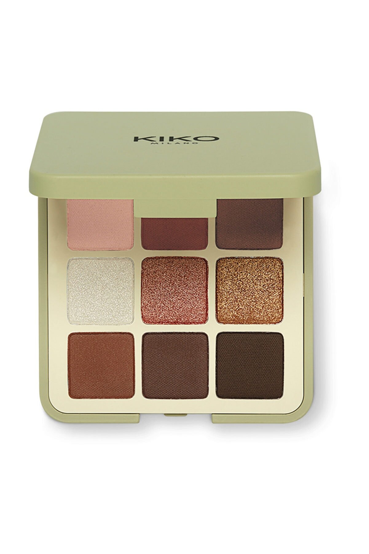 KIKO 9'lu Far Paleti - New Green Me Eyeshadow Palette 101 Cool Spice