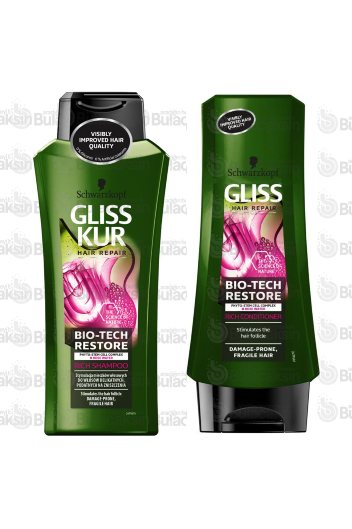Gliss Bio-tech Restore Güçlendirici Şampuan + Saç Kremi Seti