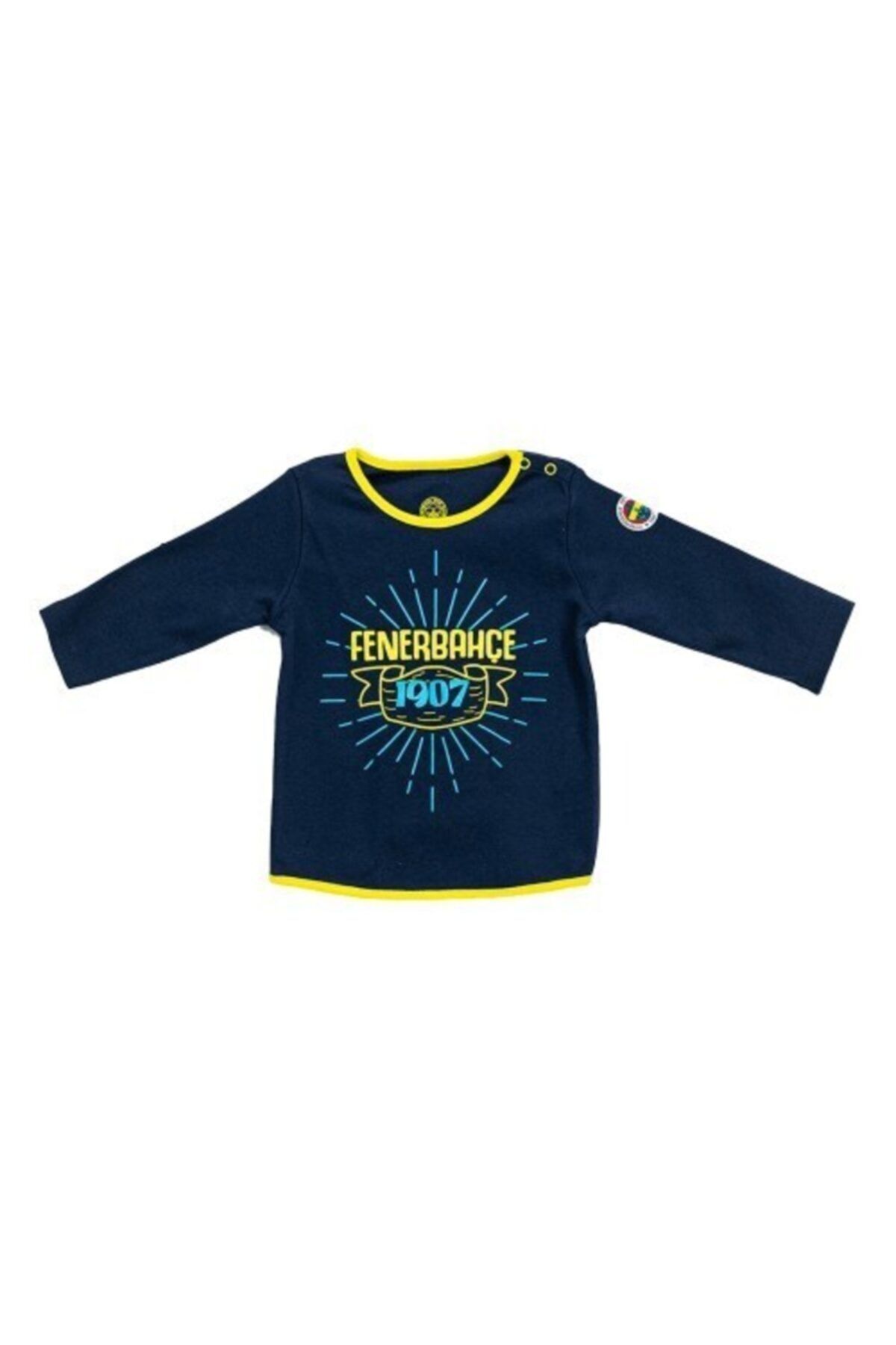 Fenerbahçe Lisanslı Unisex Bebek Lacivert Uzun Kollu T-shirt