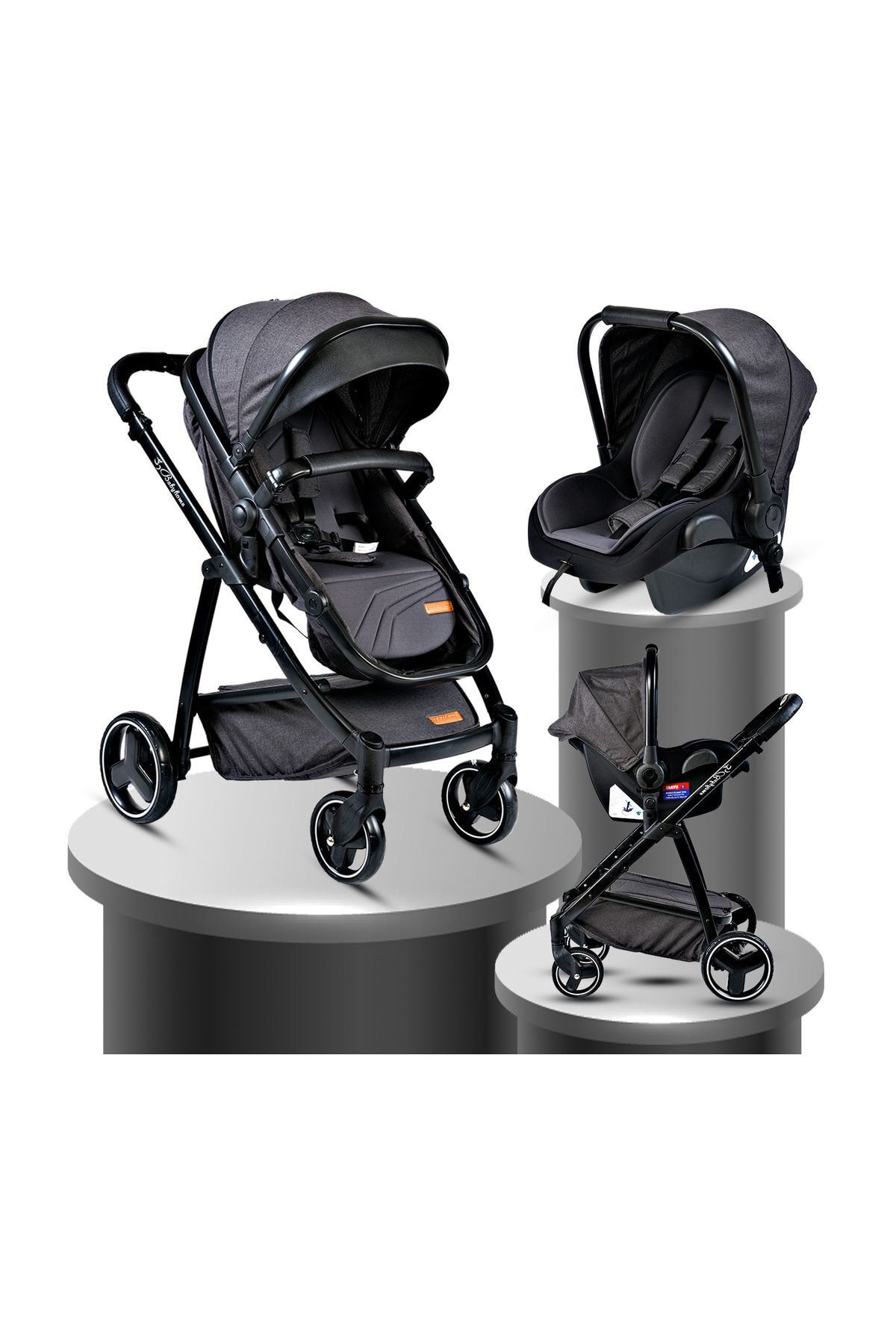 Baby Home 960 Mia Bilyeli Teker Travel Sistem Bebek Arabası Puset