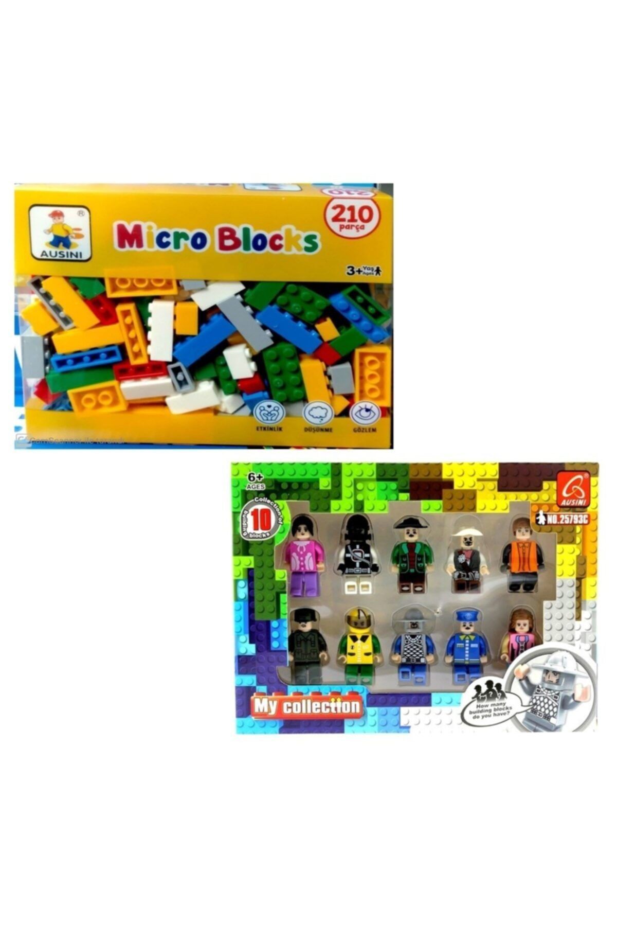 Genel Markalar Lego Oyuncak 210 Parça ve Tüm Legolara Uyumlu Figürler