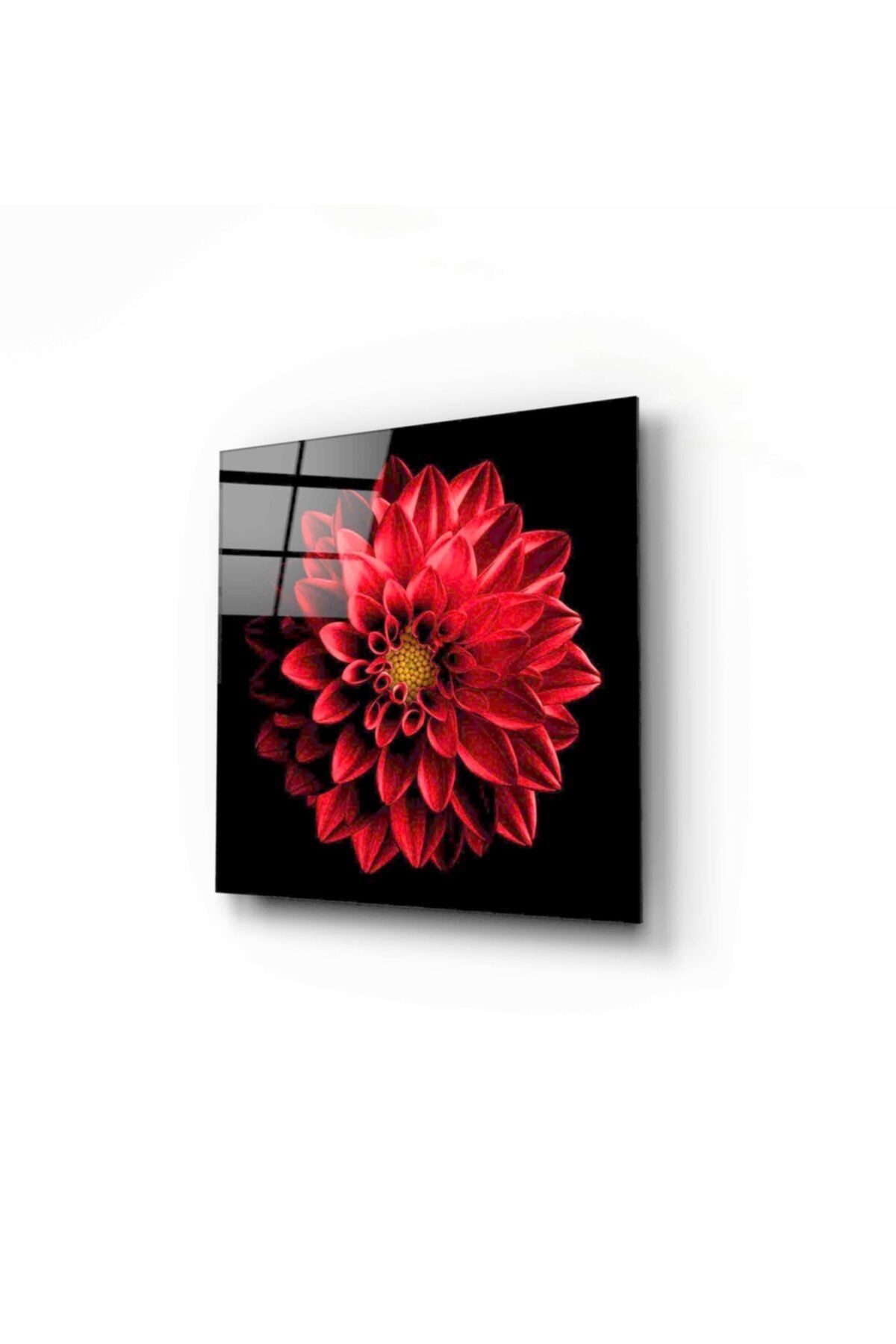 Pi Dekorasyon Hediyelik,dekoratif- Çiçek Cam Tablo 50 X 50 Cm