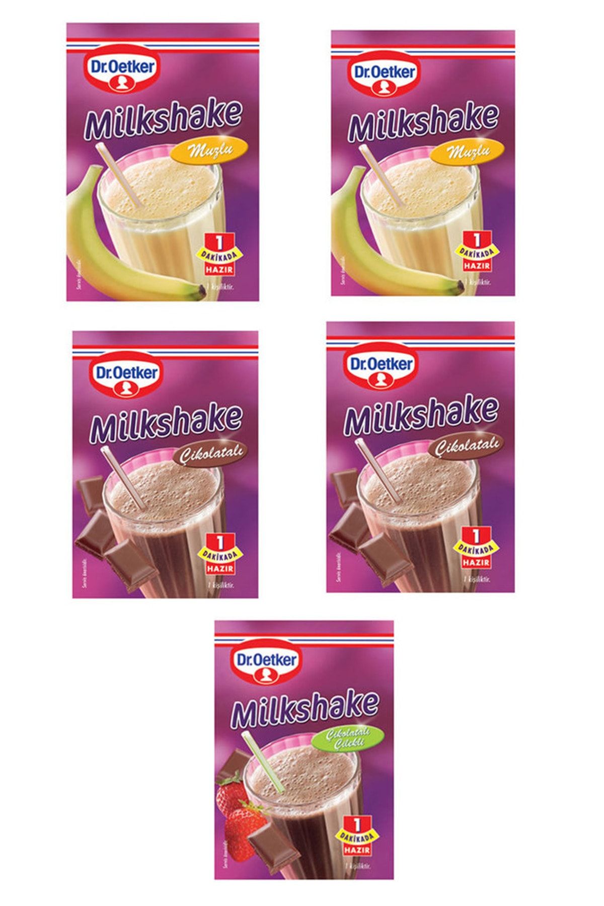 Dr. Oetker Dr Oetker Milkshake 5 Paket