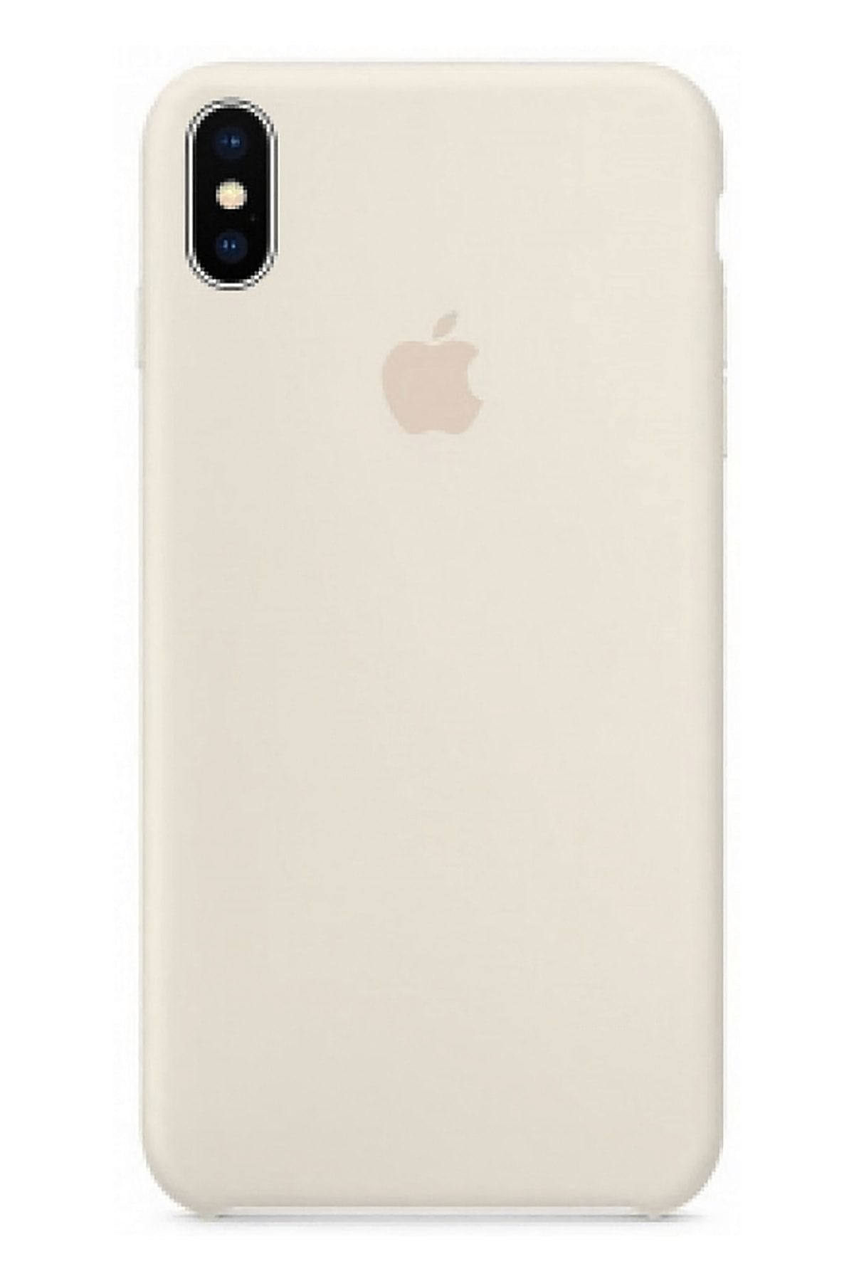 Ebotek Apple Iphone X Silikon Kılıf Krem