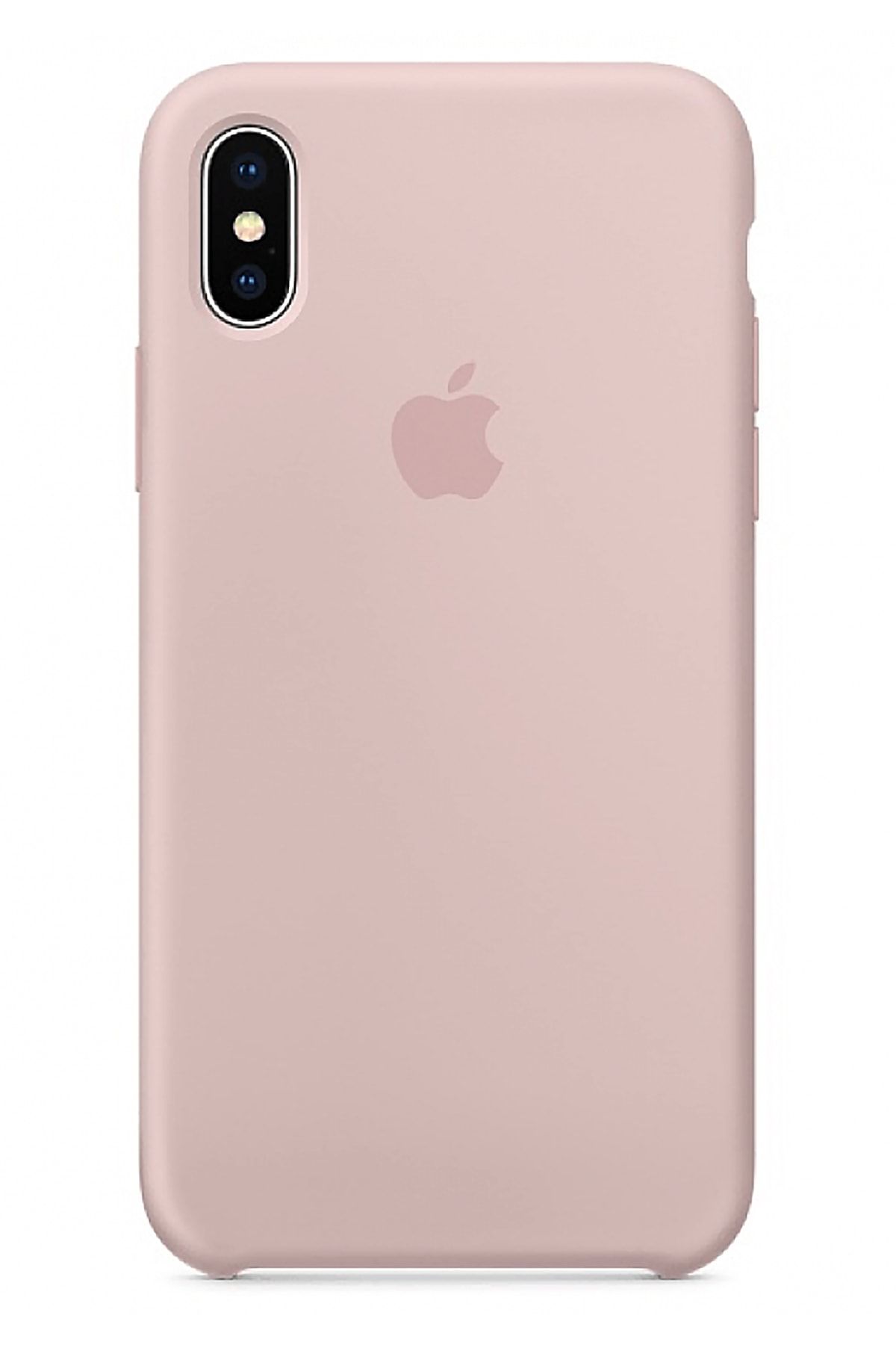 Ebotek Apple Iphone X Silikon Kılıf Pudra Pembe