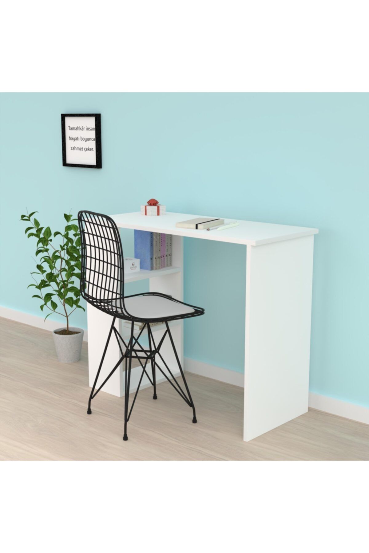 Kenzlife Beyaz Bilgisayar Çalışma Büro Nyoko 075<em>090</em>40 ve