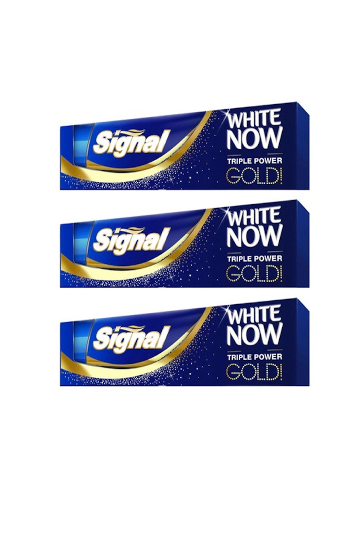 Signal White Now Gold Diş Macunu 75 ml X 3 Adet