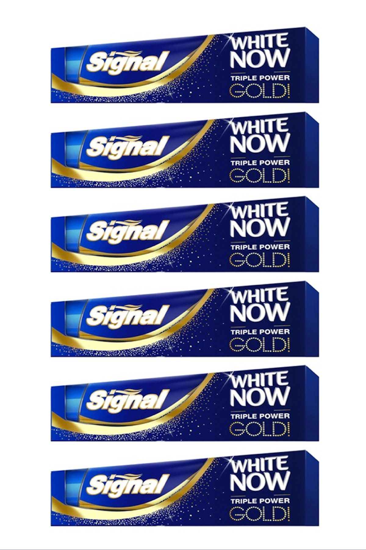 Signal White Now Gold Diş Macunu 75 ml X 6 Adet