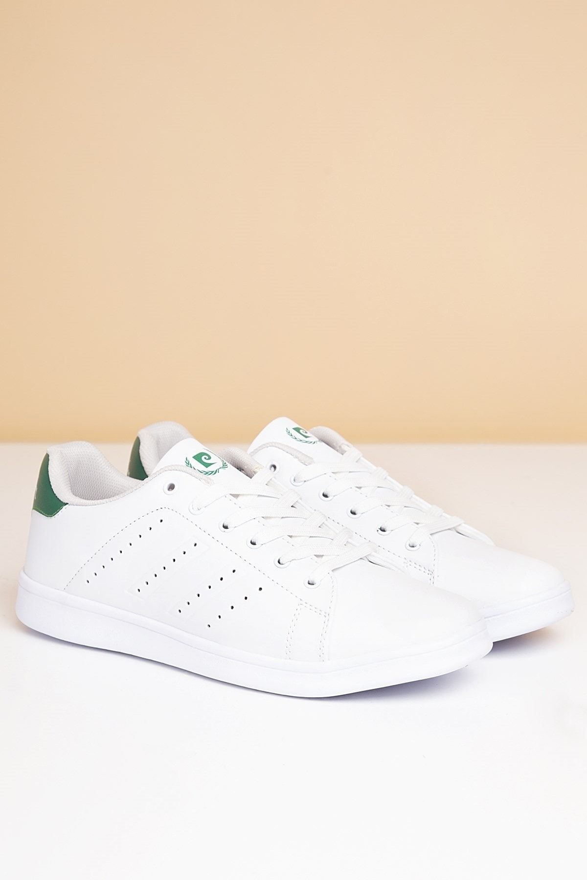 Pierre Cardin Erkek Günlük Spor Ayakkabı Beyaz Yeşil Pcs-10152