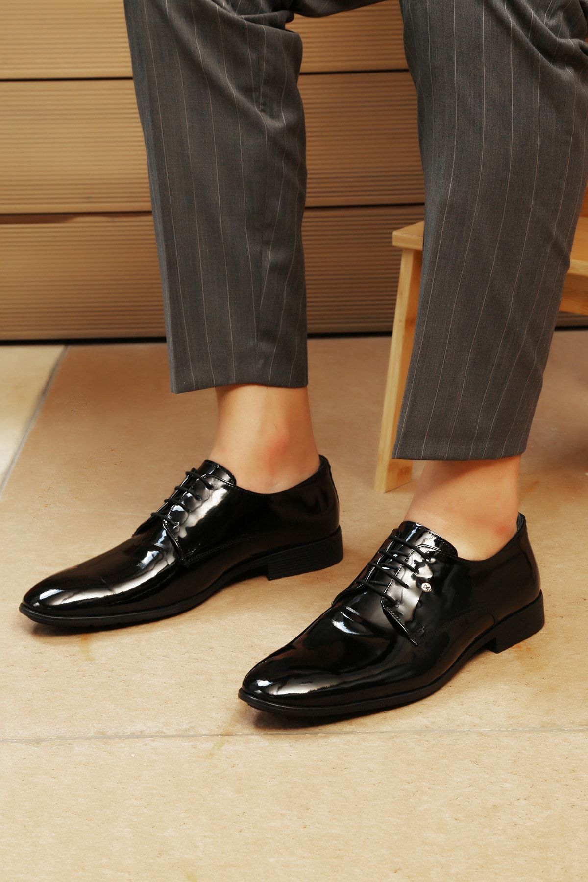 Ayakkabı Modası Siyah Erkek Klasik Ayakkabı M1009-19-112012R