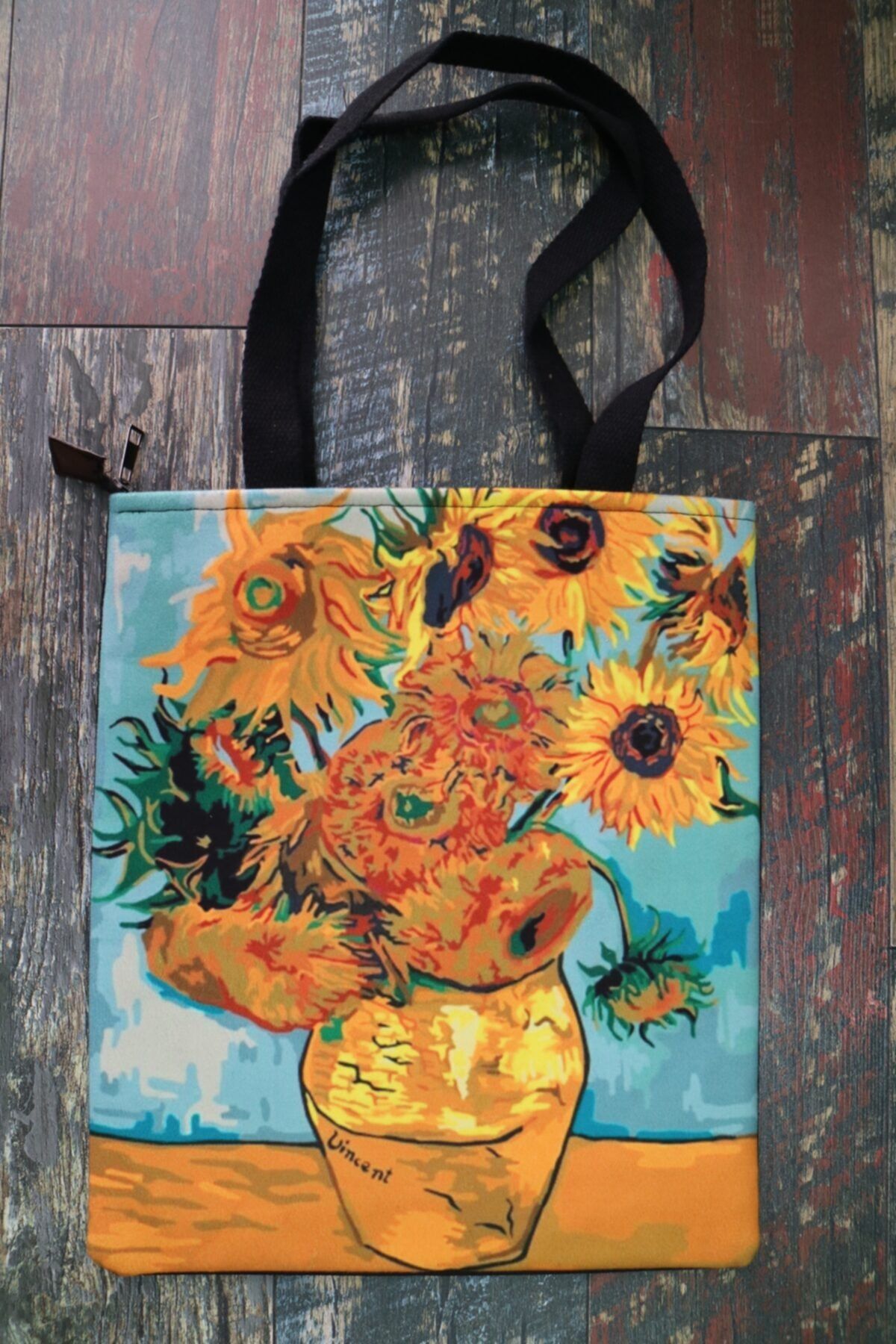 Street Bag Kadın Sarı Desenli Iç Cepli Astarlı El Çantası