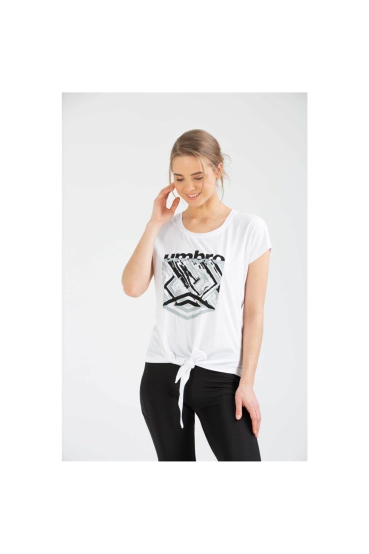 Umbro Kadın Beyaz Spor T-shirt Pei T-shirt Vf-0007
