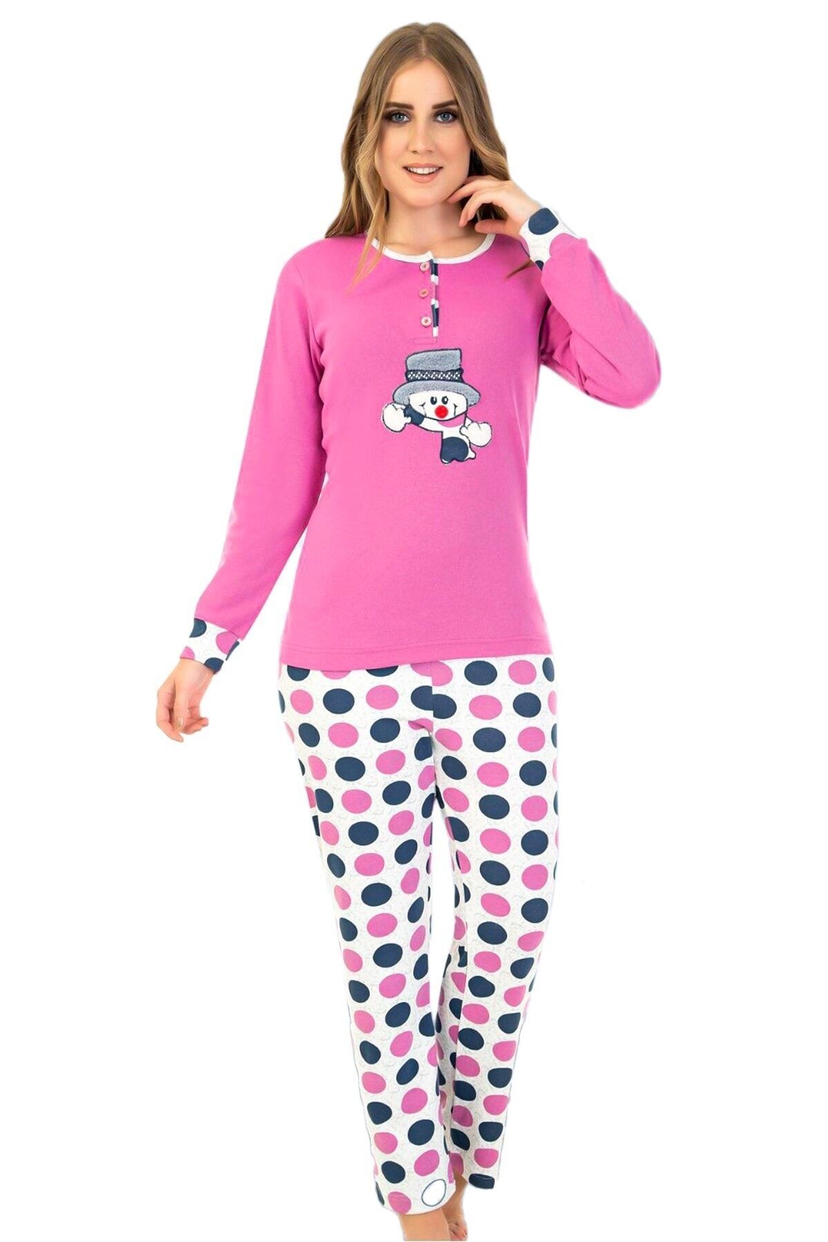 Walkie Point Pembe Pijama Takımı