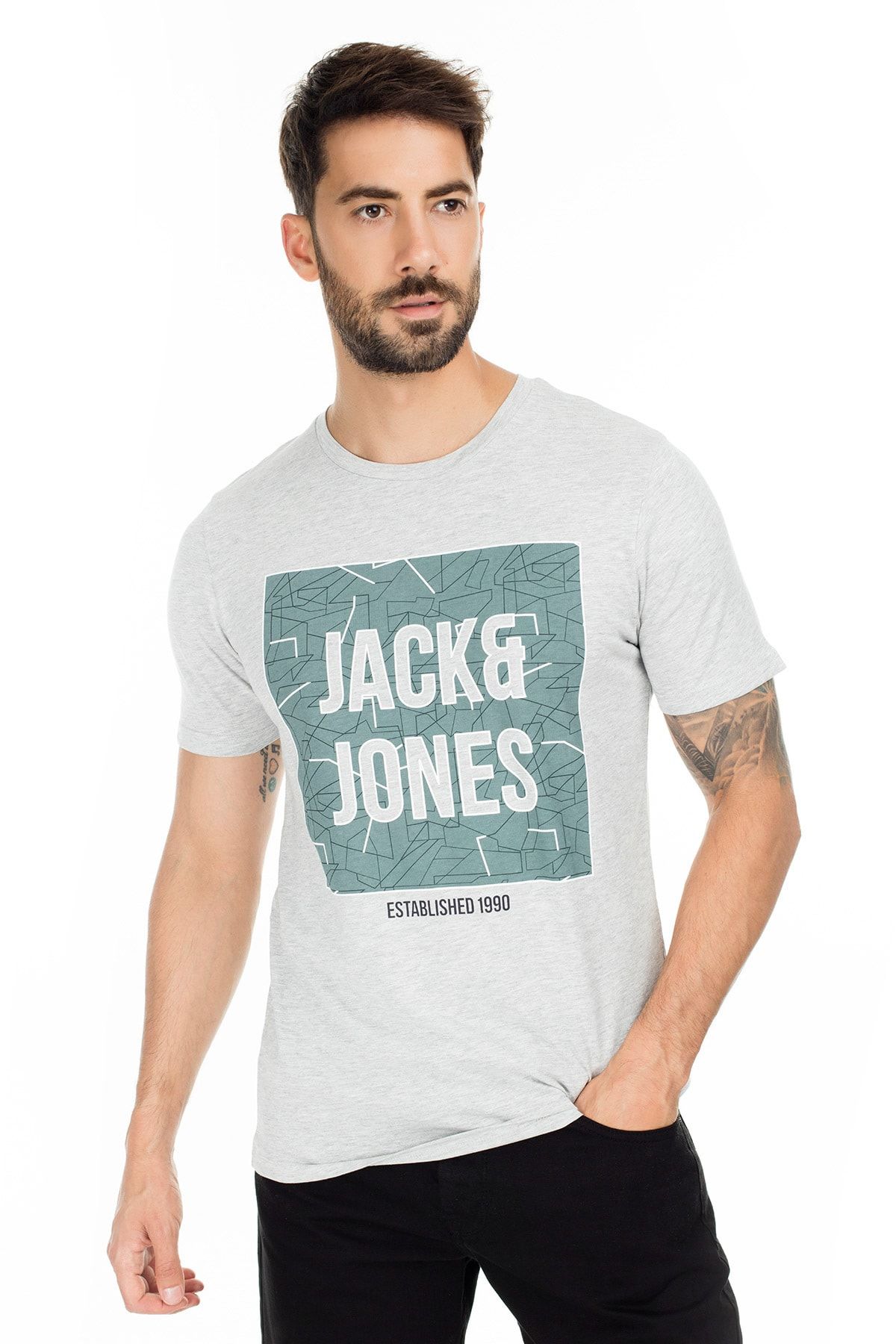 Jack & Jones Slim Fit Core Jcobooster T Shirt ERKEK T SHİRT 12178384