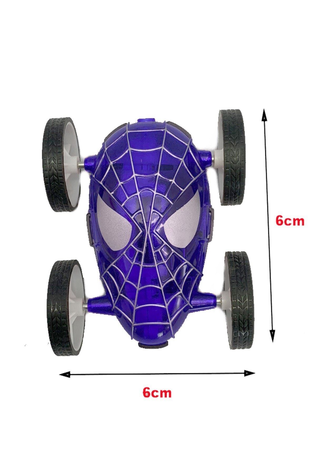 RoseRoi Spiderman Örümcek Adam Çek Bırak Oyuncak Araba