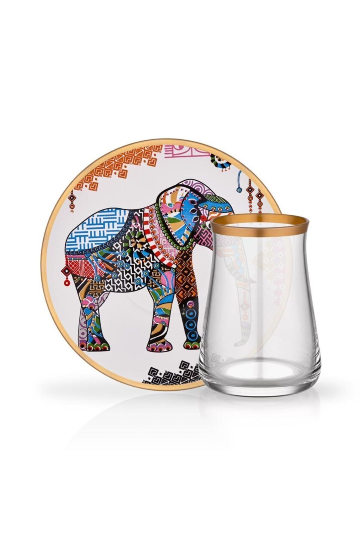 Glore Tarabya Elephant 6'lı Çay Seti