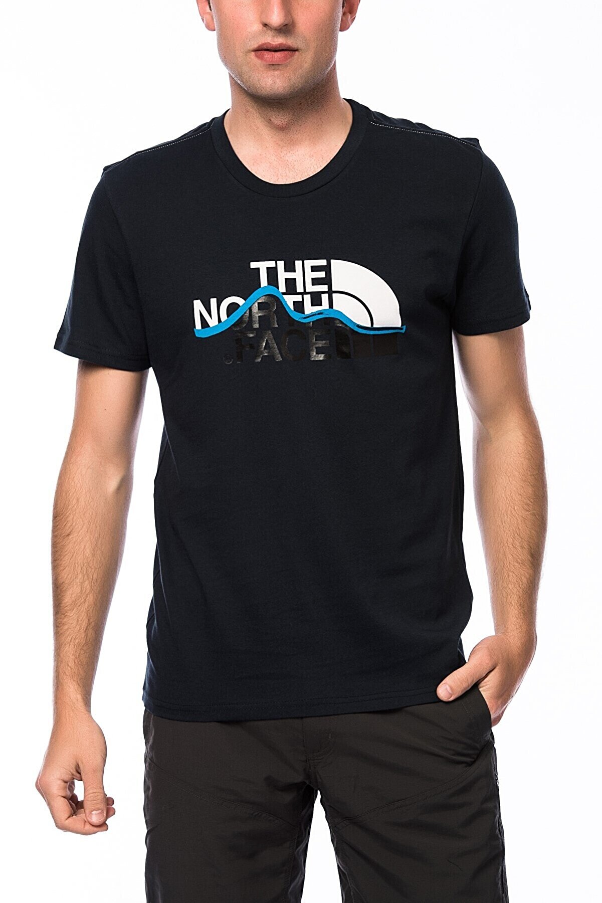 The North Face Erkek Siyah Baskılı Tişört