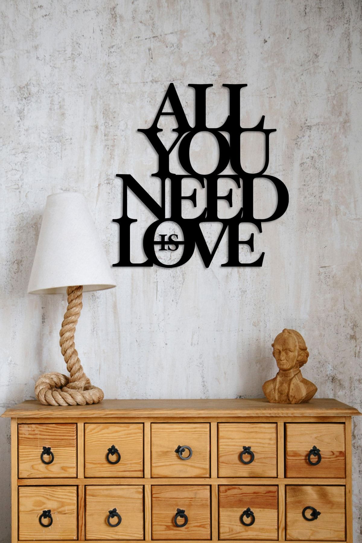 Bc Home "all You Need Is Love" Duvar Dekoru