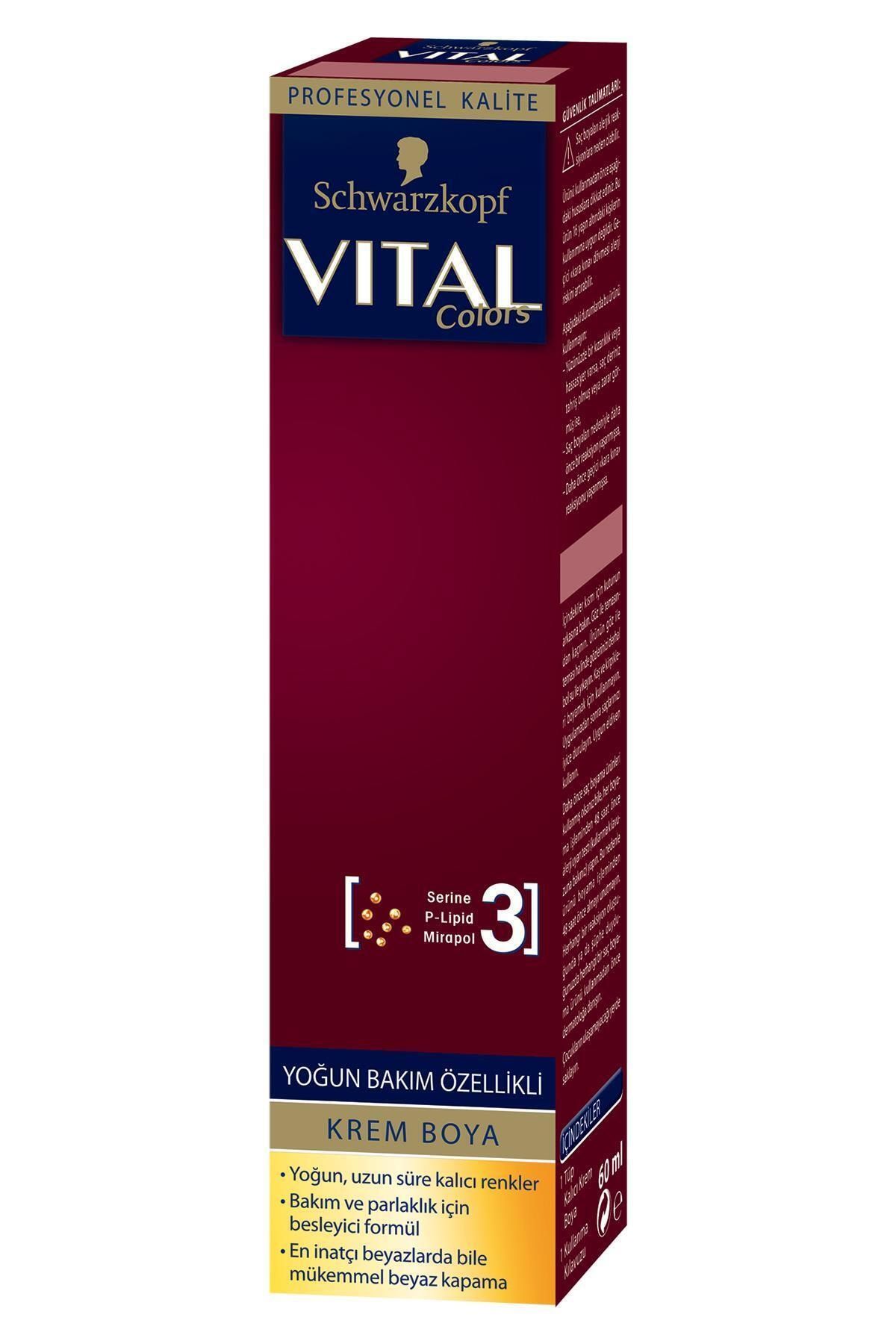 Vital Colors Krem Saç Boyası 8-1 Küllü Açık Kumral - 60 ml