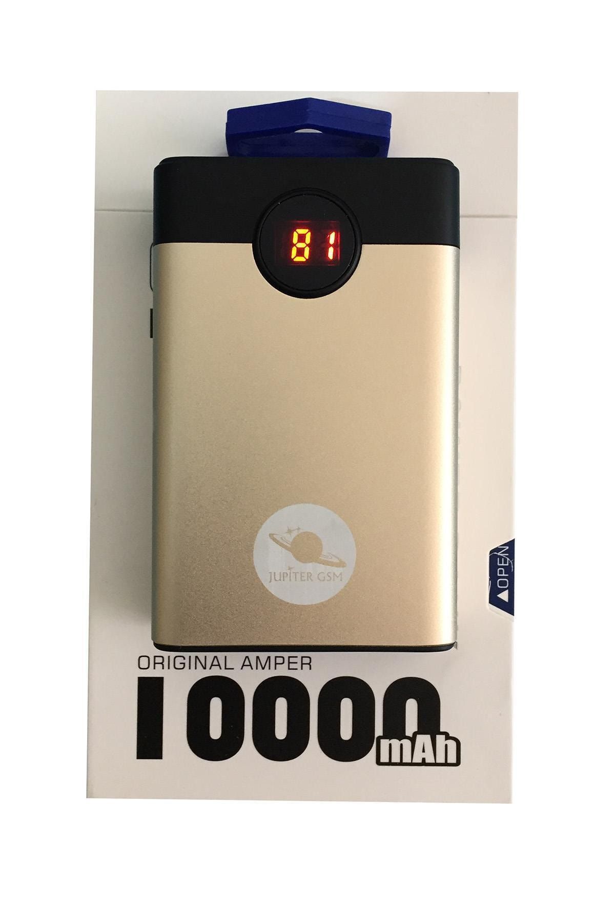 İndirim Havuzu Gold 10000 Mah Dijital Göstergeli Powerbank