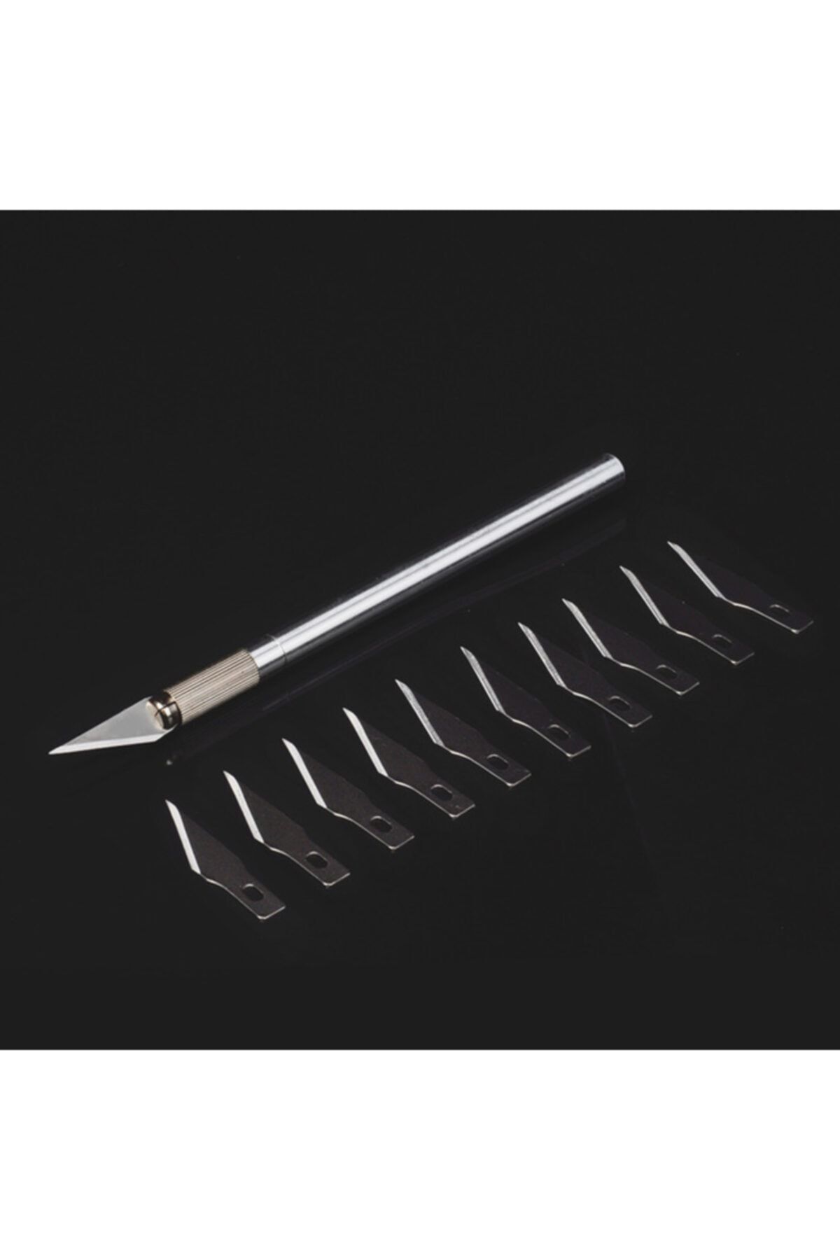 Müstesna Hobi Sanat Bıçağı 11 Neşter Ahşap Oyma Şekil Verme Bıçağı 11 Neşterli Sanat Bıçağı