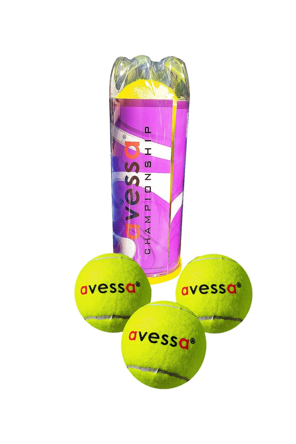 Avessa Antrenman Tenis Topu 3 lü Sarı Tt-600