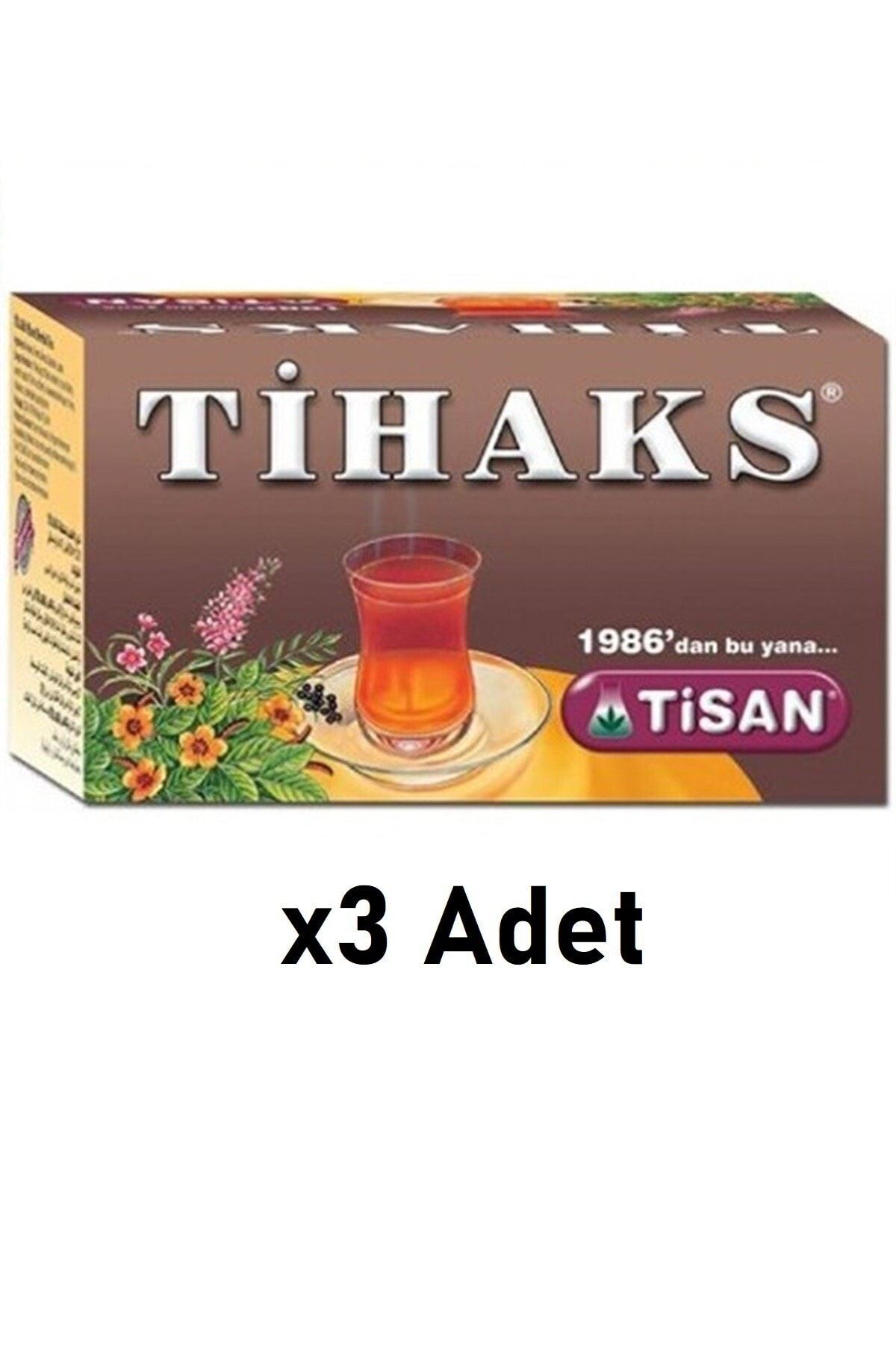 aktarix Tihaks Tisan Karışık Bitki Çayı 20 Süzen Poşet 3 Adet