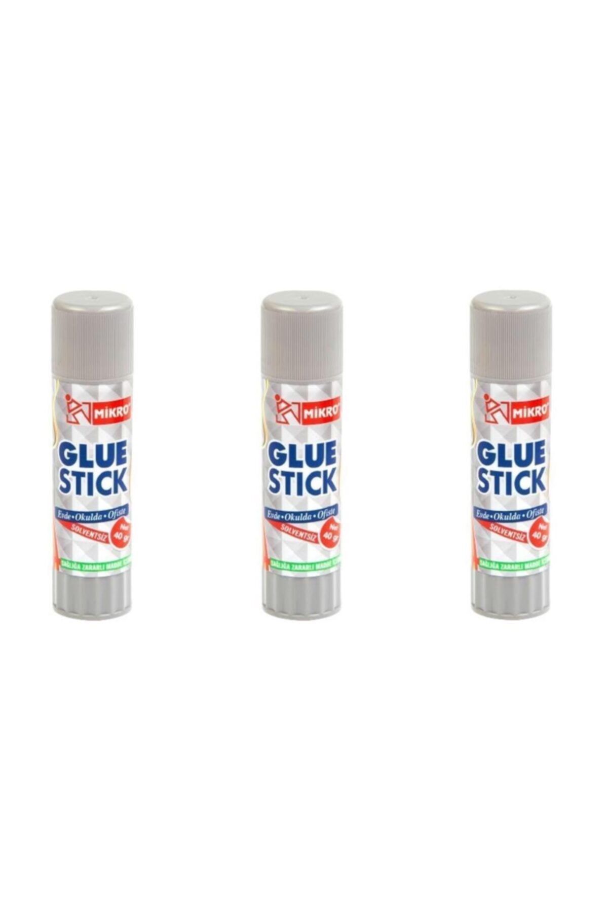 Mikro 40 Gr. Glue Katı Stick Yapıştırıcı 3 Adet