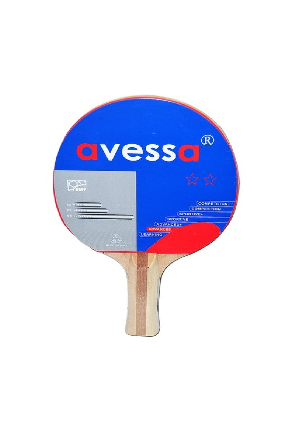 Avessa 2 Yıldız Masa Tenis Raketi