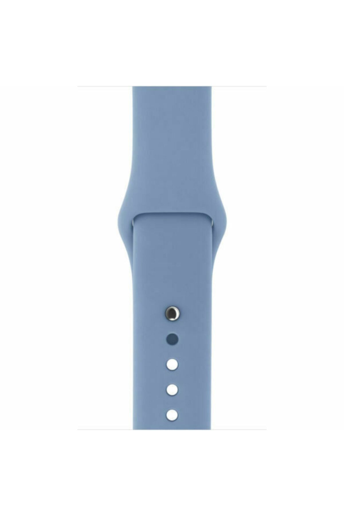 Fitbit Apple Watch 42-44mm Kordon Silikon Kayış Pastel Mav