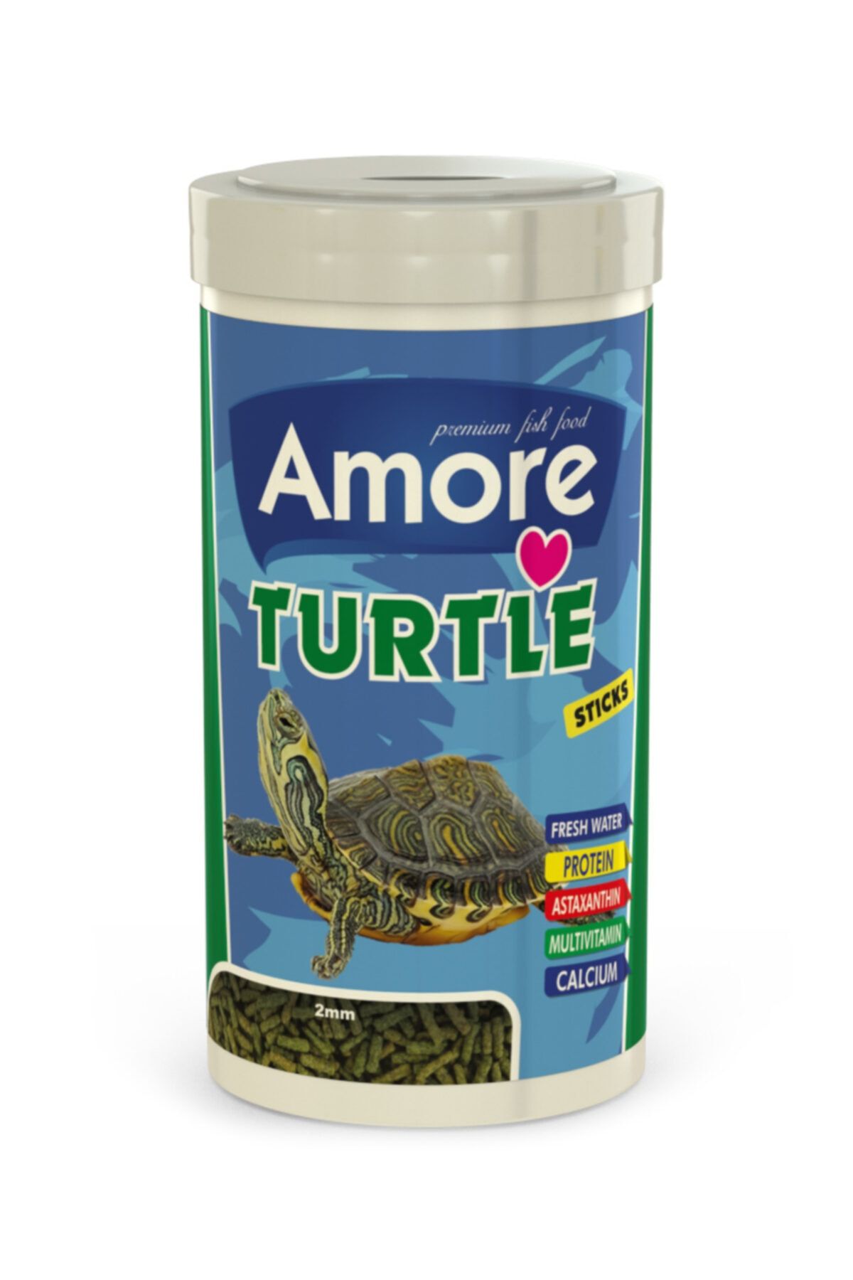 AMORE Turtle Sticks 1000ml Kaplumbağa Ve Sürüngen Yemi 400g