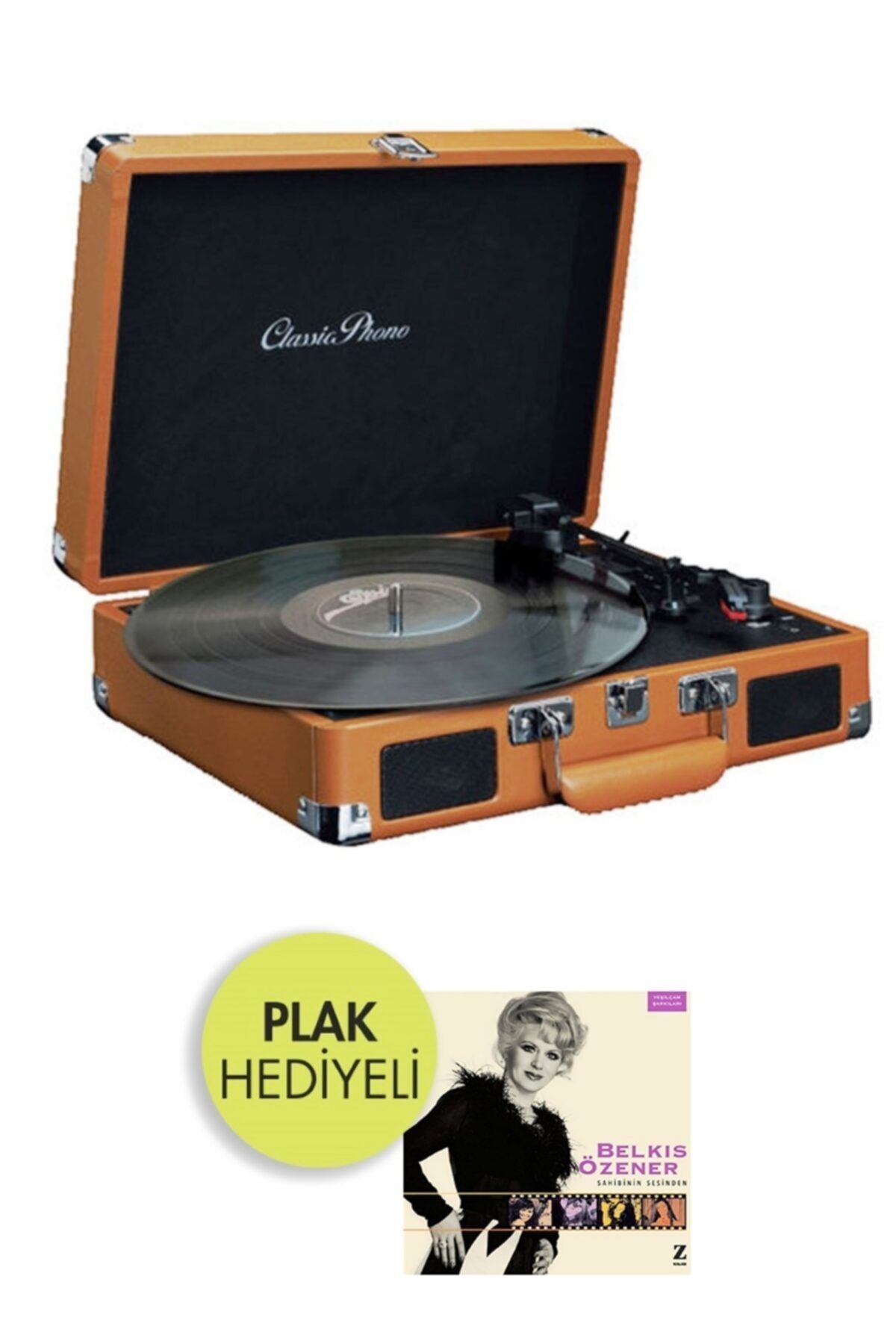 Lenco Pikap - Classic Phono Tt-10 (belkıs Özener Plak (2lp) Hediyeli)