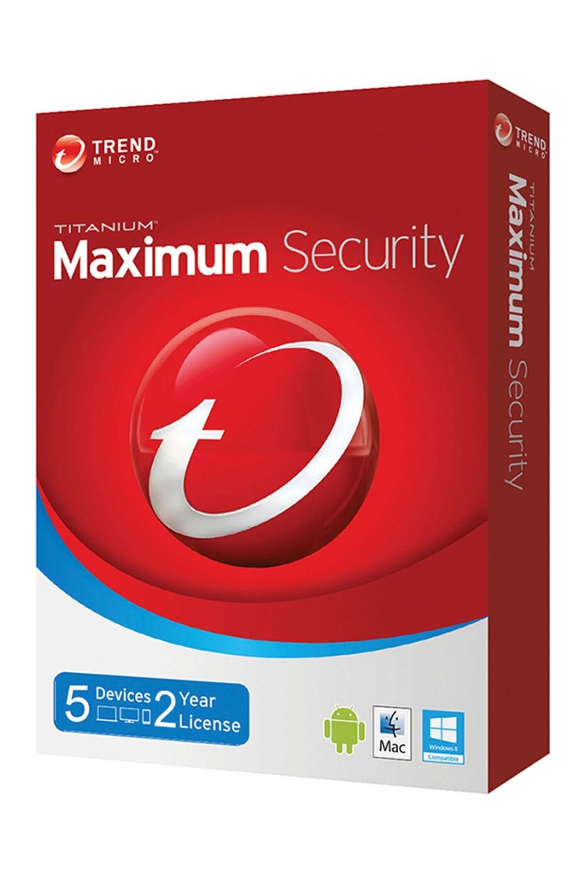 TREND MICRO Maxımum Security 5 Kullanıcı 2 Yıl