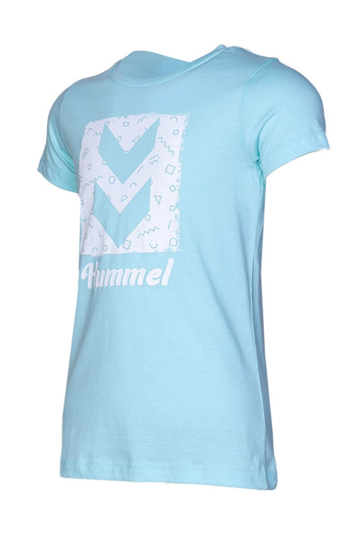 hummel HMLCALINA  T-SHIRT S/S Turkuaz Kız Çocuk T-Shirt 100580997