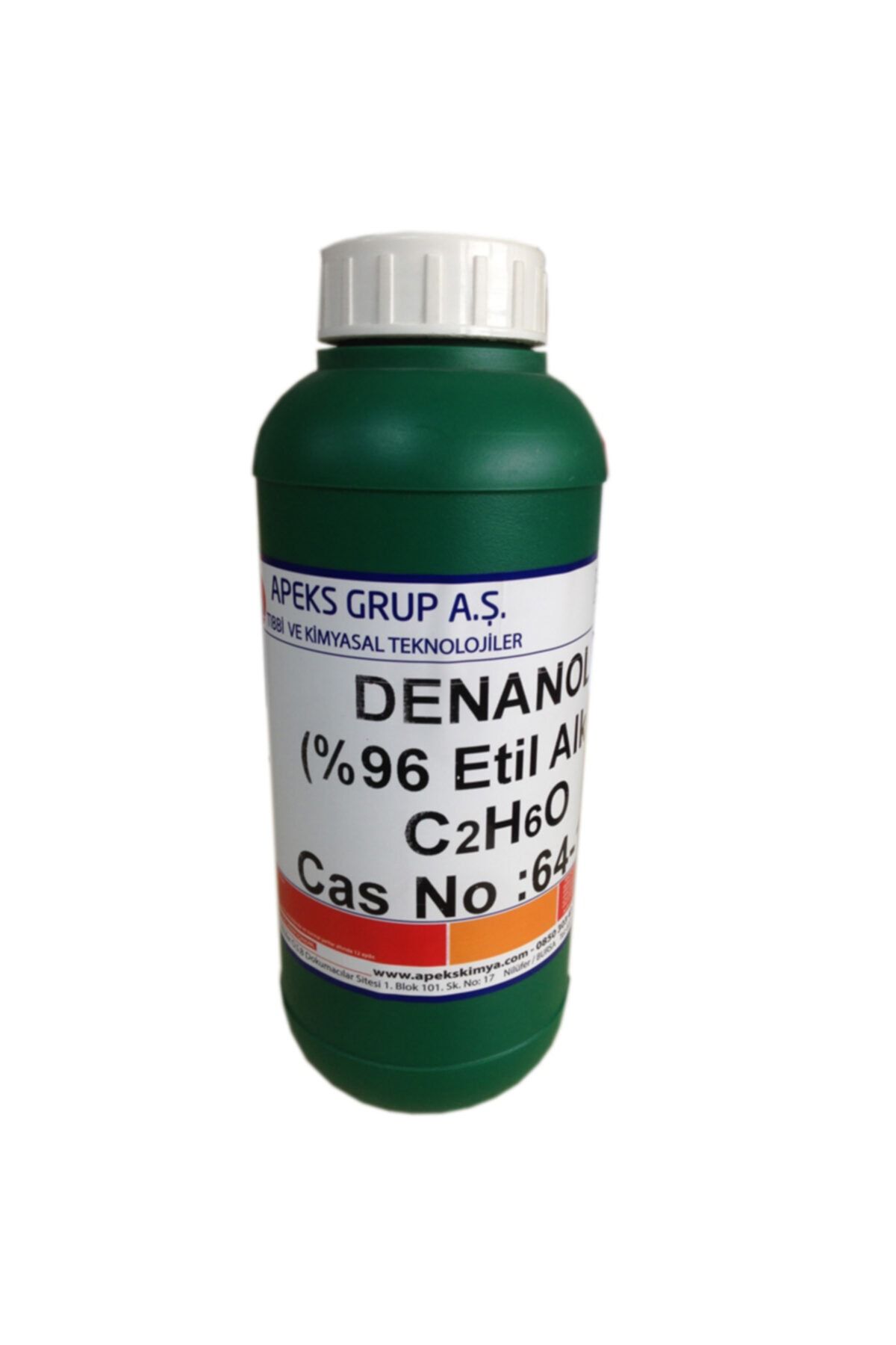 APEKS Denanol %96 %99 Etil Alkol C2H6O 1 lt