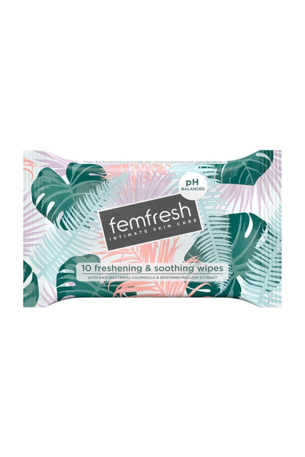 Femfresh Genital Bölge 10'lu Islak Mendili - Feminine Freshness Wipes 10 Piece