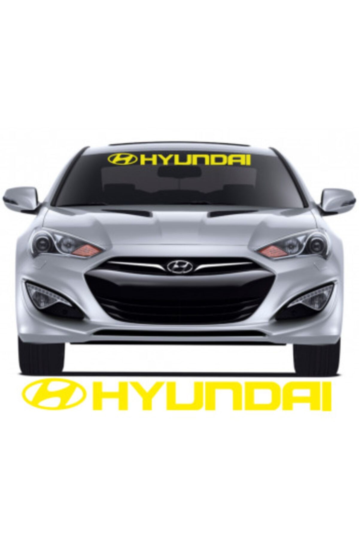 TSC Hyundai Ön Cam Araba Sticker Yapıştırma 30 CM EN