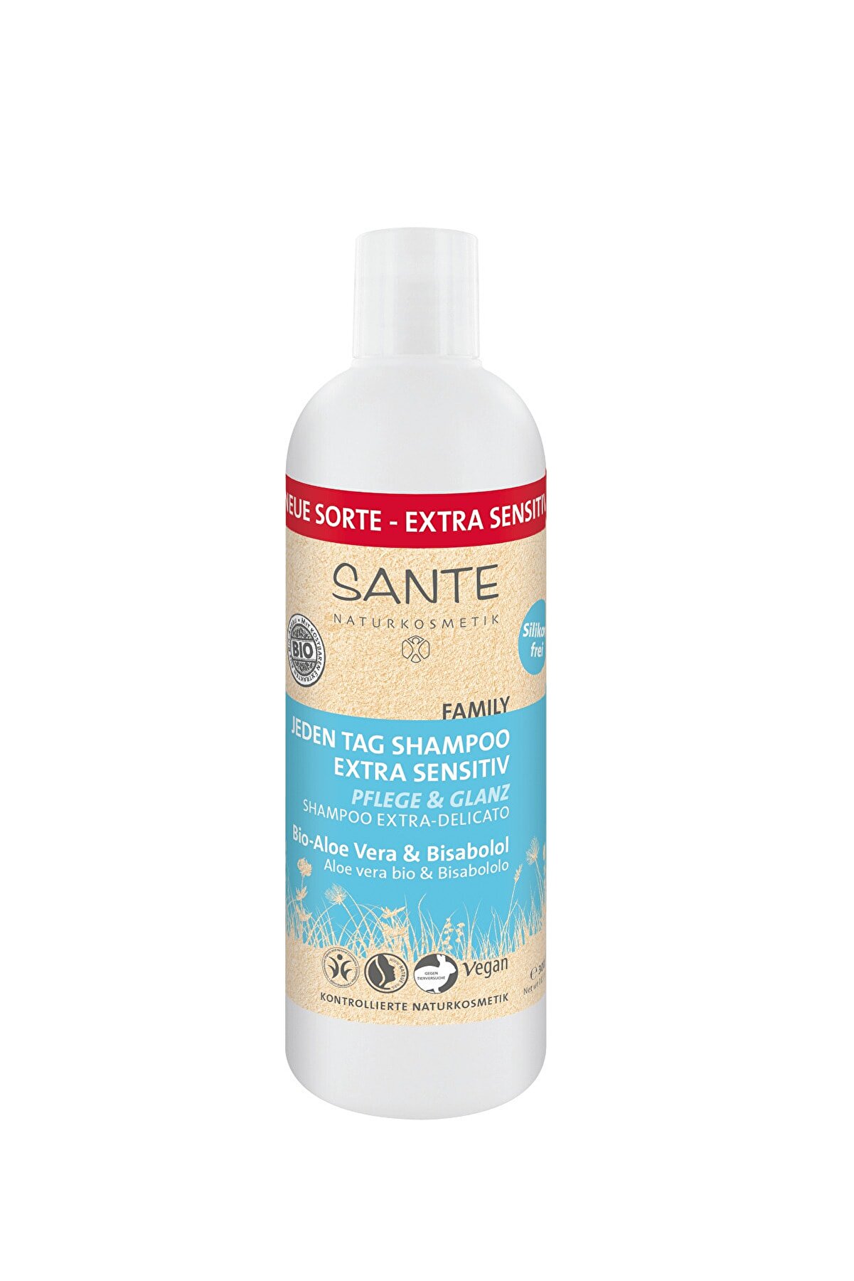 Sante Organik günlük Aile Şampuanı Organik Aloe & Bisabolol - 300 ml