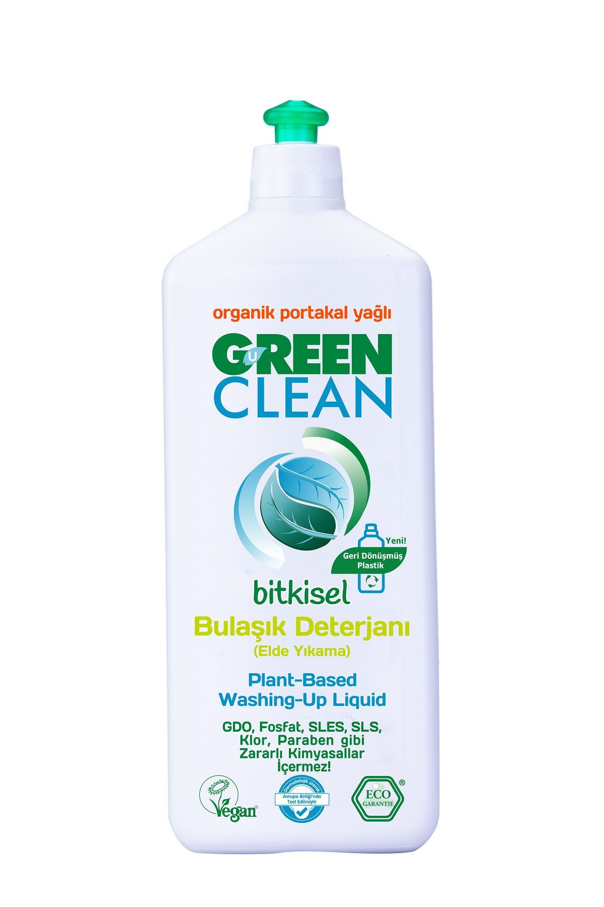 Green Clean BİTKİSEL BULAŞIK DETERJANI 730 ML.