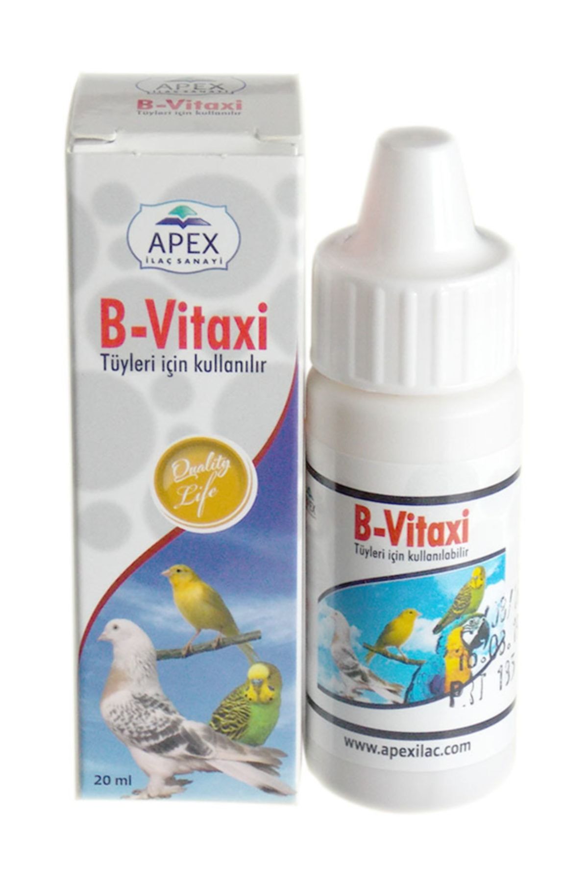 Pi İthalat Muhabbet Kuşu B Vitamini - Tüy Dökümü İçindir