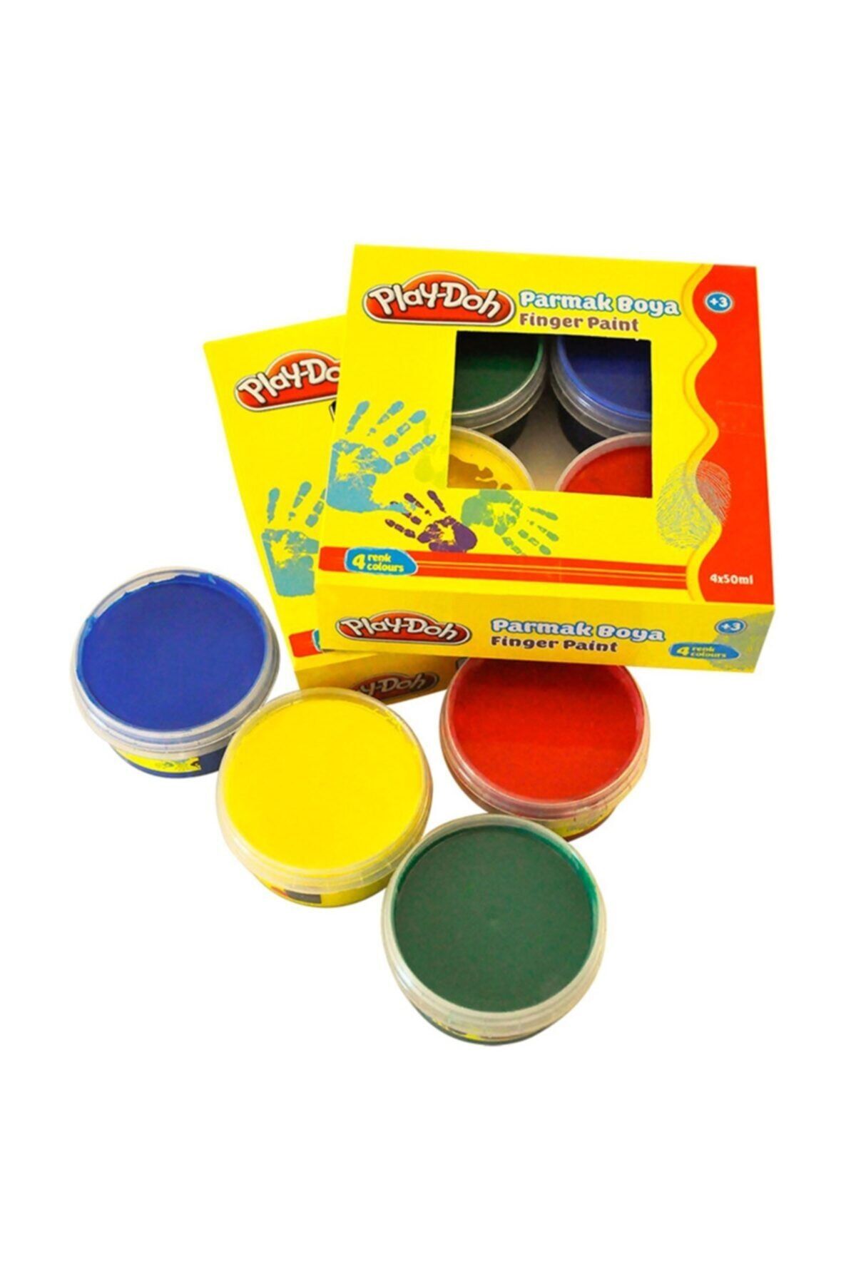 Play Doh 4 Renk Parmak Boyası 50 ml