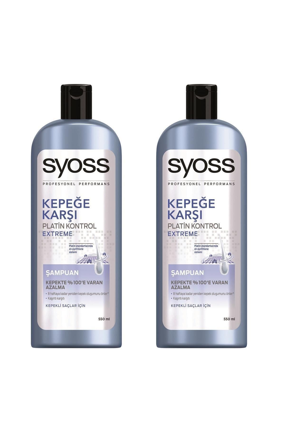 Syoss Kepeğe Karşı Şampuan 550 ml X 2 Adet