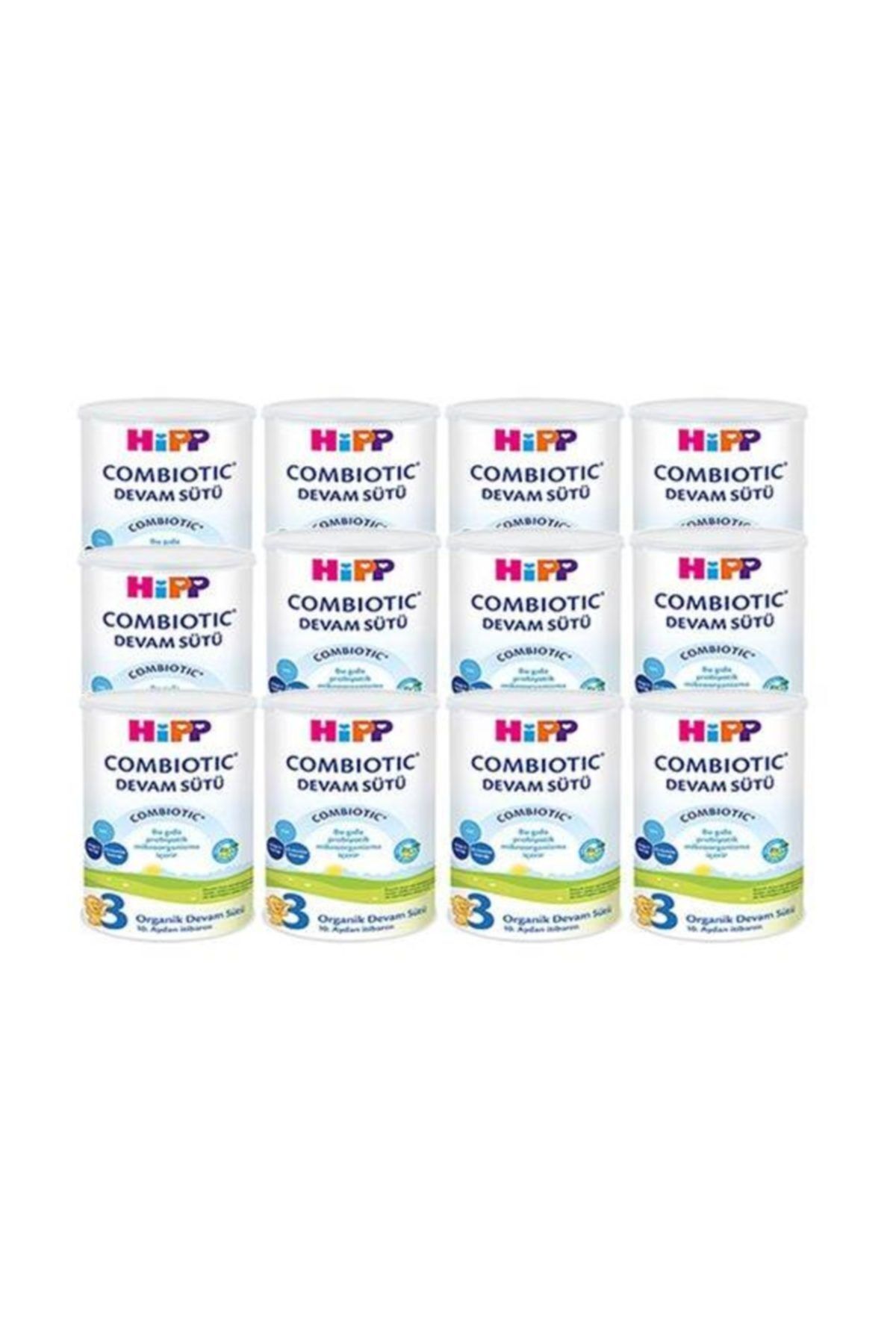 Hipp 3 Numara Organik Combiotic Bebek Devam Sütü 12 Li Paket 350 gr