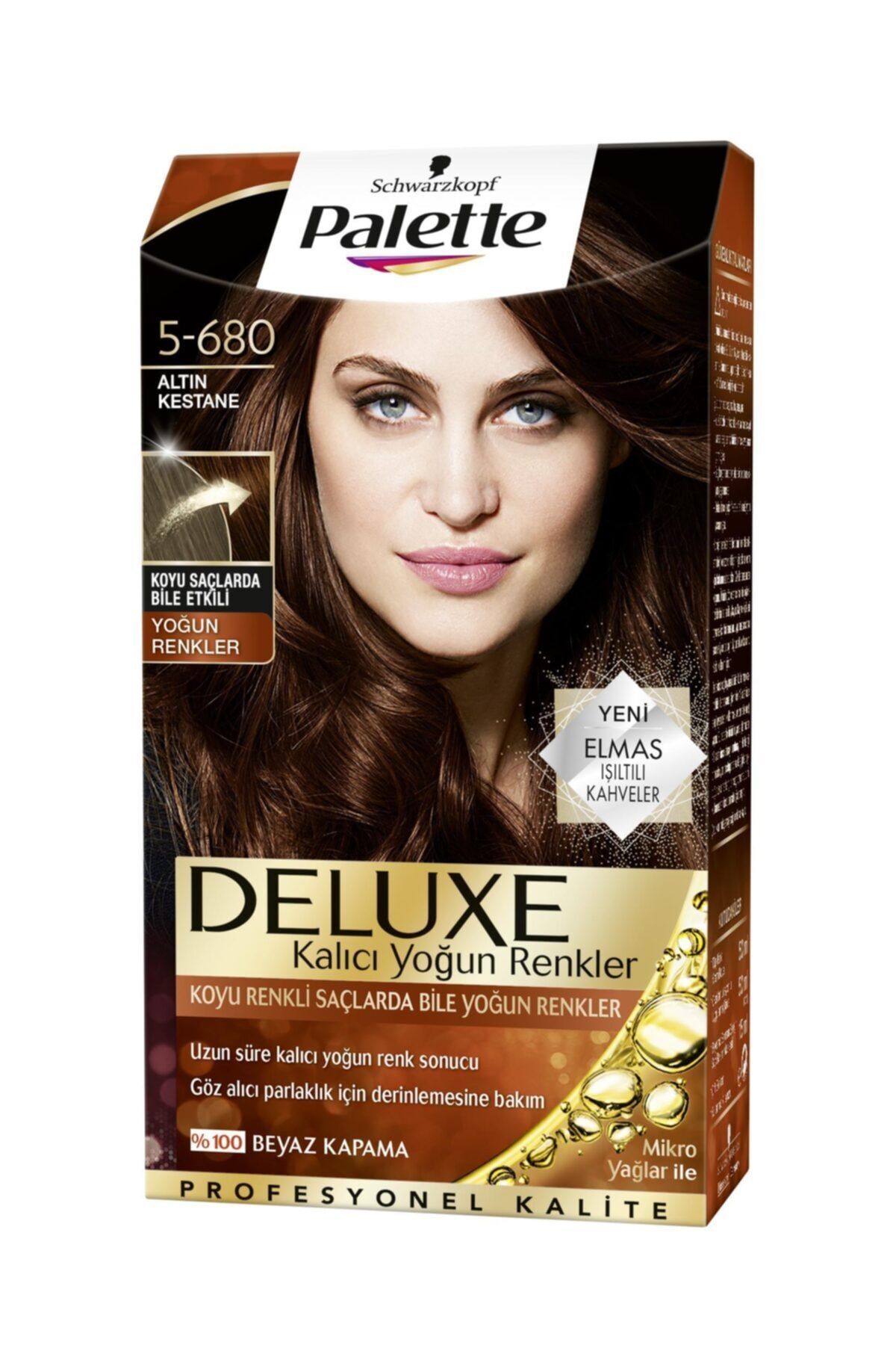 Palette Deluxe Kestane Saç Boyası