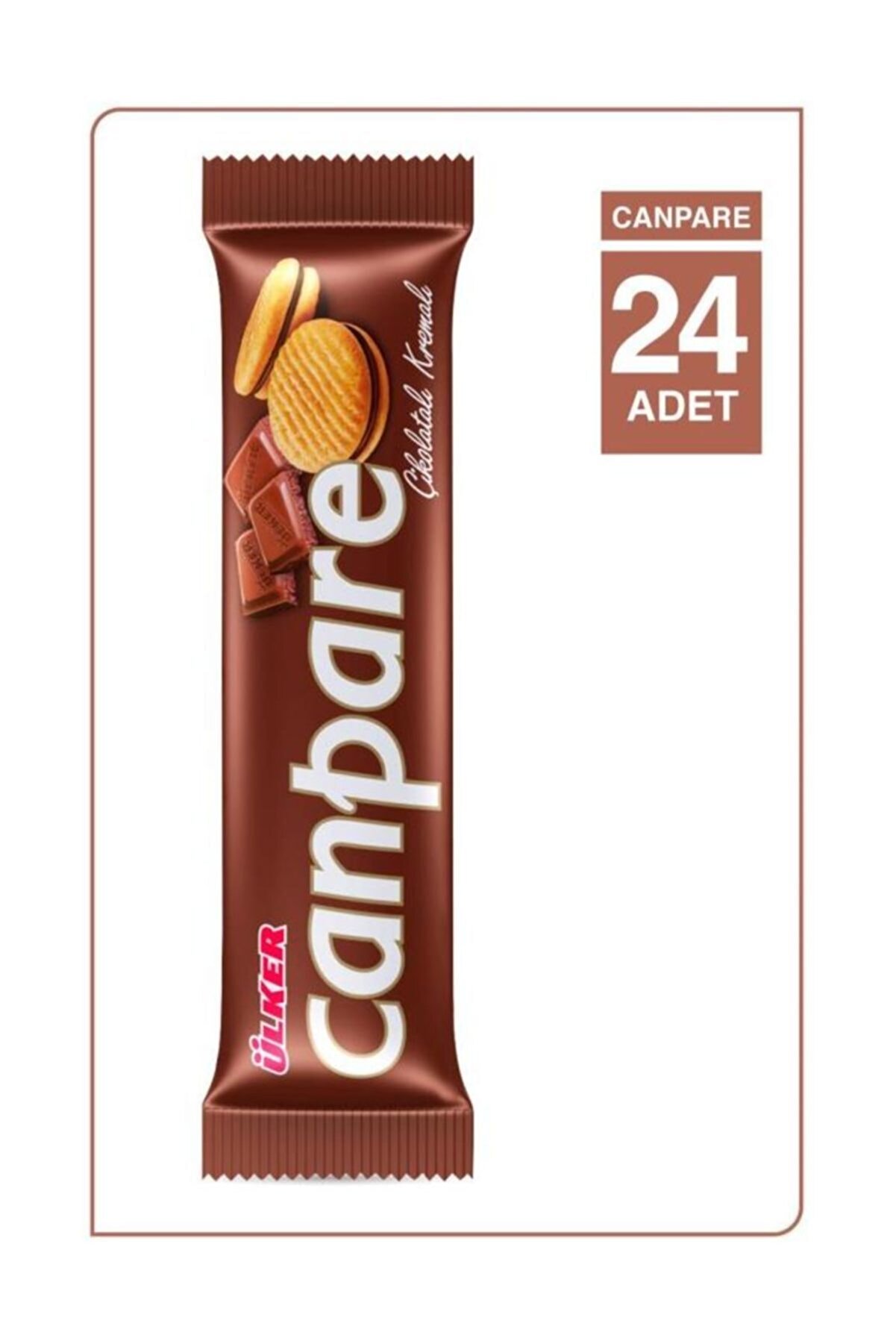 Ülker Rondo Canpare Çikolata Kremalı Bisküvi 81 Gr (24 Adet)