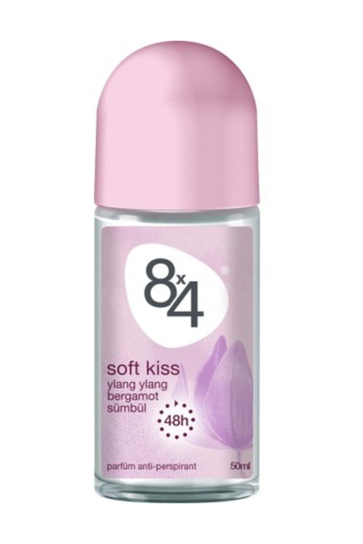 8x4 Soft Kiss Roll-on Deodorant 50 ml Kadın 3690ı