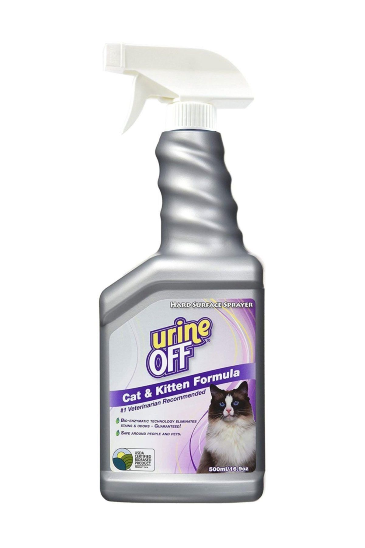 Urine Off Cat 500 Ml İdrar, Koku, Leke Yok Edici ,Sağlığa Zararsz