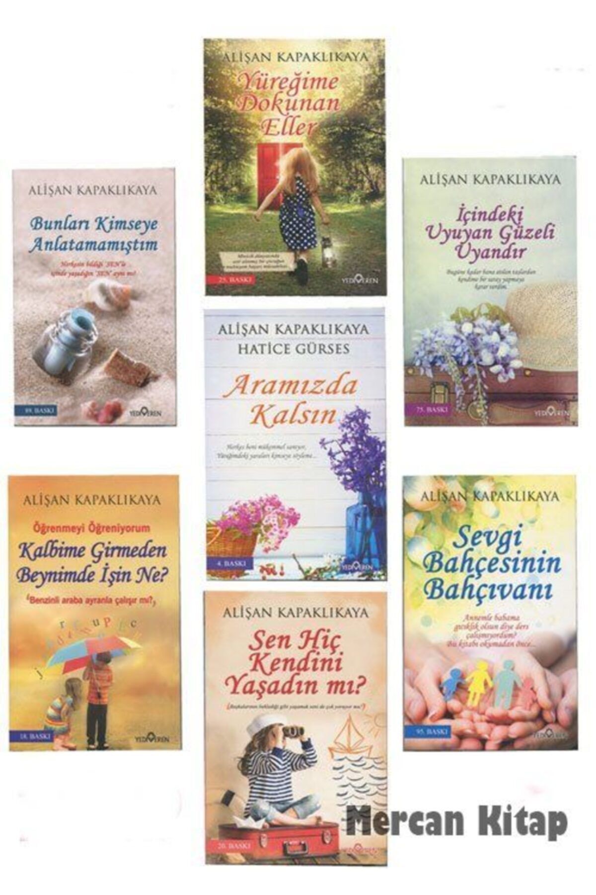 Yediveren Yayınları Alişan Kapaklıkaya Kitapları 7 Kitap Set  Hayatınızı Yeniden Gözden Geçirmenizi Sağlayacak Kitaplar