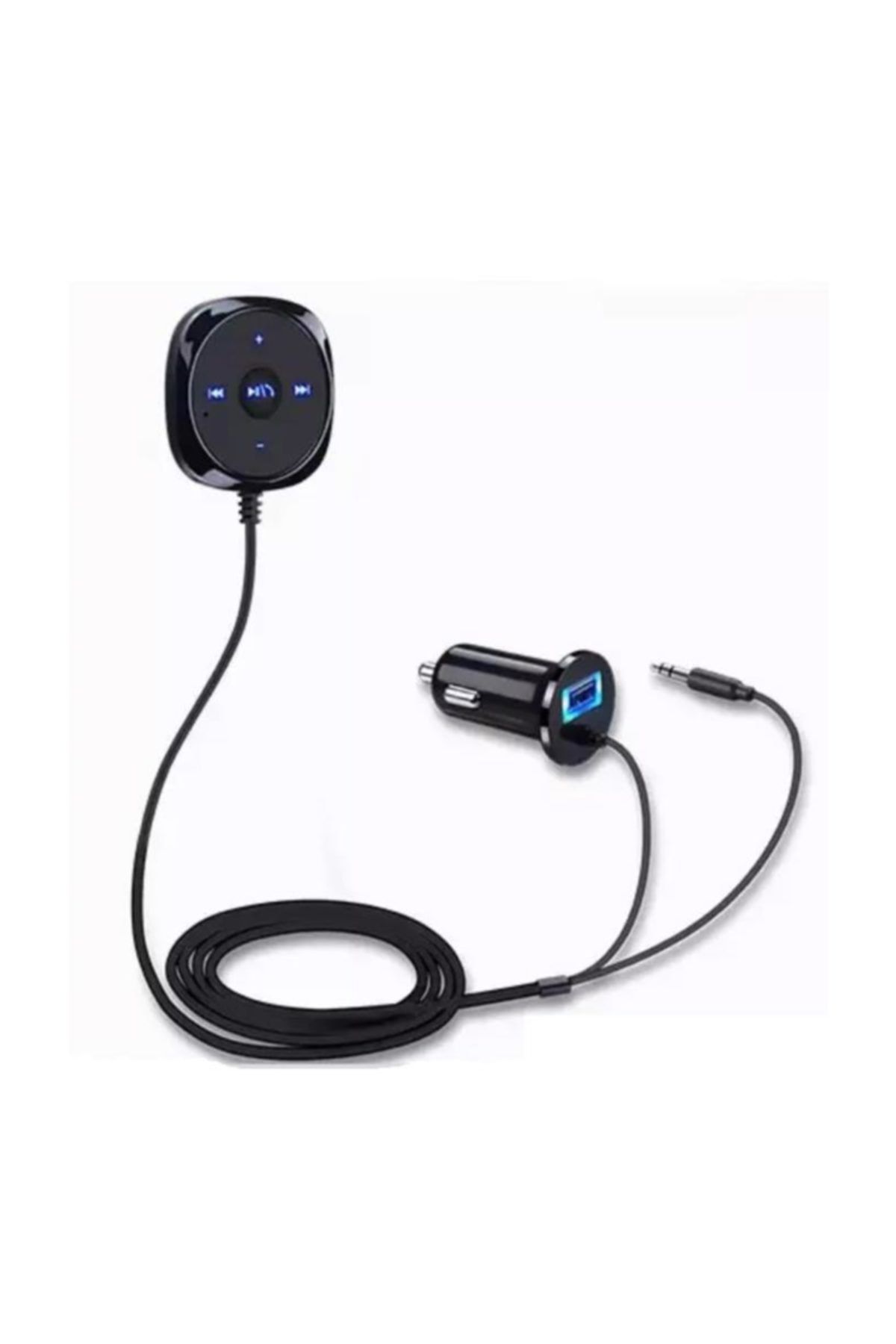 imax Bluetooth Araç Kiti Manyetik Taban Handsfree MP3 Çalar 3.5mm AUX Ses Müzik Alıcısı Adaptörü USB Şarj